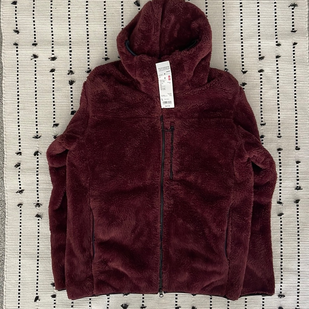 Fluffy fleece parka